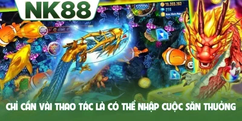 Chỉ cần vài thao tác là có thể nhập cuộc săn thưởng