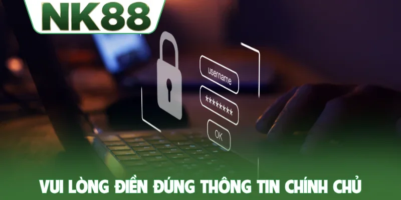 Vui lòng điền đúng thông tin chính chủ